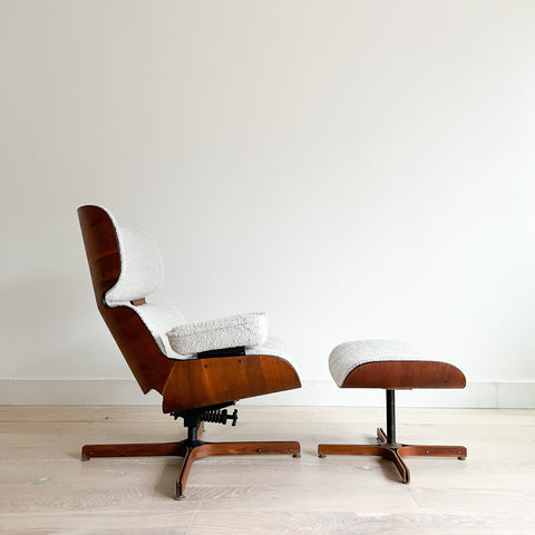 George Mulhauser for Plycraft Mr. Chair and Ottoman