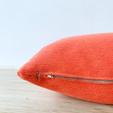 Bright Orange Lumbar Pillow 14x24