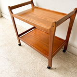 Danish Teak Bar Cart