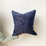 Navy Blue Chenille Pillow