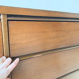 Mid Century Low 6 Drawer Dresser