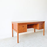Danish Teak Desk by Domino Mobler