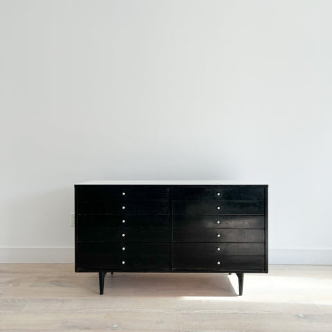 American of Martinsville Black Lacquered Low Dresser – Atomic Furnishing & Design American of Martinsville Black Lacquered Low Dresser – Atomic Furnishing & Design