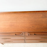 Mid Century Modern Broyhill Sculptra Low Dresser