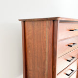 Solid Walnut Davis Cabinet Company Highboy Dresser