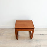 Set of 3 Danish Teak Nesting Tables