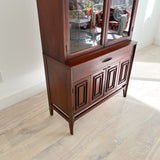 Mid Century Broyhill Sculptra Hutch - B