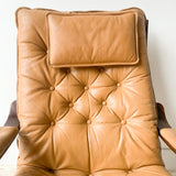 Mid Century Lounge Chair w/ Original Leather