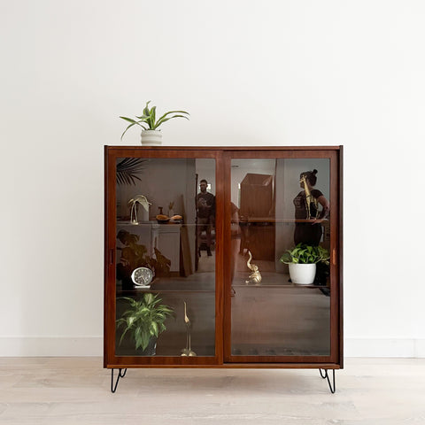 Danish Rosewood Curio Cabinet