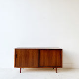 Mid Century Rosewood Media Cabinet