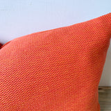 Bright Orange Lumbar Pillow 14x24