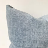 Light Blue Chenille Pillow