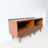 Pair of Mid Century Broyhill Sculptra Nightstands