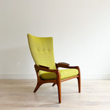 Mid Century High Back Adrian Pearsall Lounge Chair