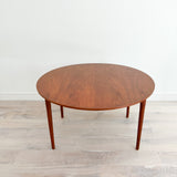 Danish Teak Dining Table w/ 2 Leaves by Arne Vodder