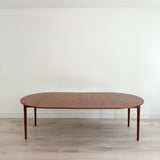 Danish Teak Dining Table w/ 2 Leaves by Arne Vodder