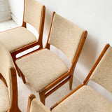 Set of 6 Teak Dining Chairs