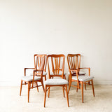6 Niels Koefoed "Ingrid" Teak Dining Chairs for Koefoeds Hornslet