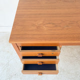 Danish Teak Desk by Domino Mobler