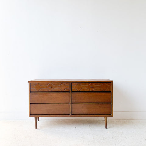 Mid Century Basset 6 Drawer Dresser