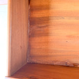 Mid Century Modern Danish Teak Sideboard with Sliding Doors