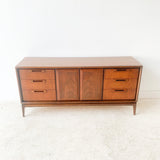 Mid Century Walnut Credenza