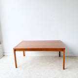 Large Danish Teak Expandable Dining Table