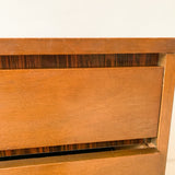 Mid Century Formica Top 3 Drawer Dresser