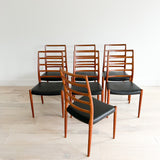 Set of 7 Niels Moller Dining Chairs