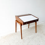 John Van Koert For Drexel Desk with Tambour Roll Top