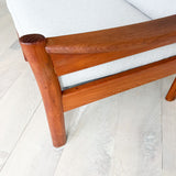 High Back Teak Lounge Chair by Dyrlund