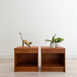 Pair of Danish Teak Nightstands