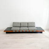 Adrian Pearsall Platform Sofa w/ Slate End Tables - New Upholstery