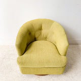 Mid Century Swivel Lounge Chair by Selig w/ New Upholstery