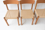 Set of 4 Teak Chairs