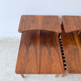 Pair of Mid Century Lane Step/End Tables