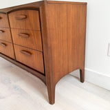 Low Walnut Dresser by United