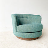 Mid Century Modern Swivel Chair w/ New Upholstery