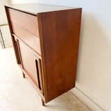 Walnut Highboy Dresser by Lane