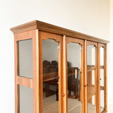 Mid Century 4 Door Curio Cabinet