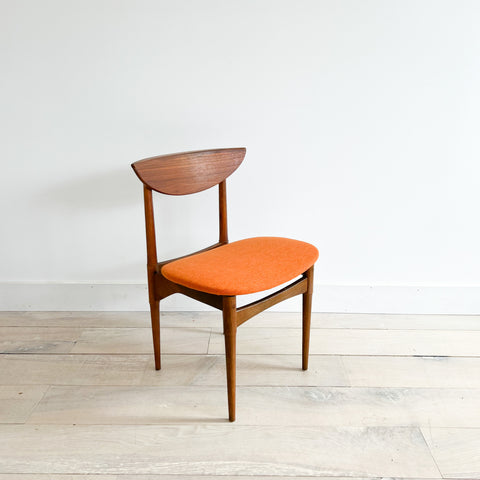 Lane Desk Chair w/ New Orange Upholstery