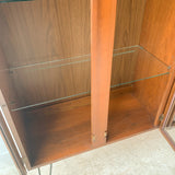 Mid Century 4 Door Curio Cabinet