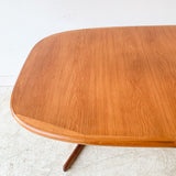 Mid Century Danish Teak Dining Table by Dyrlund