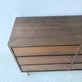 Mid Century Low 6 Drawer Dresser