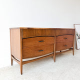 Mid Century Low Dresser w/ New Solid Walnut Top