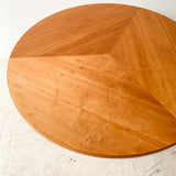 Danish Cherry Sliding Expandable Table with Pop Out Leaves by Skovby
