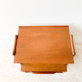 Mid Century Mahogany Nightstand/End Table