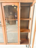Mid Century 4 Door Curio Cabinet