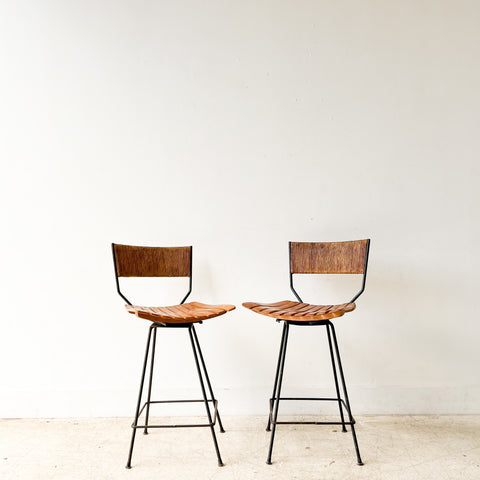 Pair of Arthur Umanoff Bar Stools