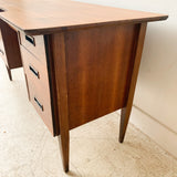 Mid Century Walnut Desk w/ Sculpted Top